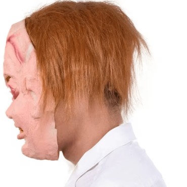 Chucky Saçlı Lateks Maske